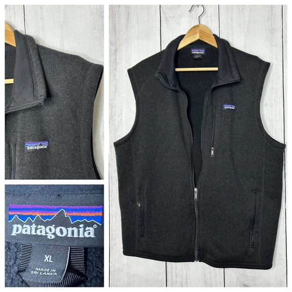 Patagonia Other - Patagonia Mens XL Classic Better Sweater Vest Fleece Full-Zip Vest 25881 Black